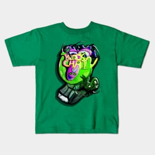 Blockchain Monster Kids T-Shirt